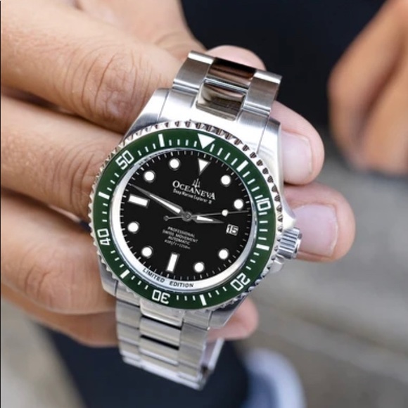 Oceaneva Marine Explorer Dive Watch Auto Swiss - Picture 2 of 9